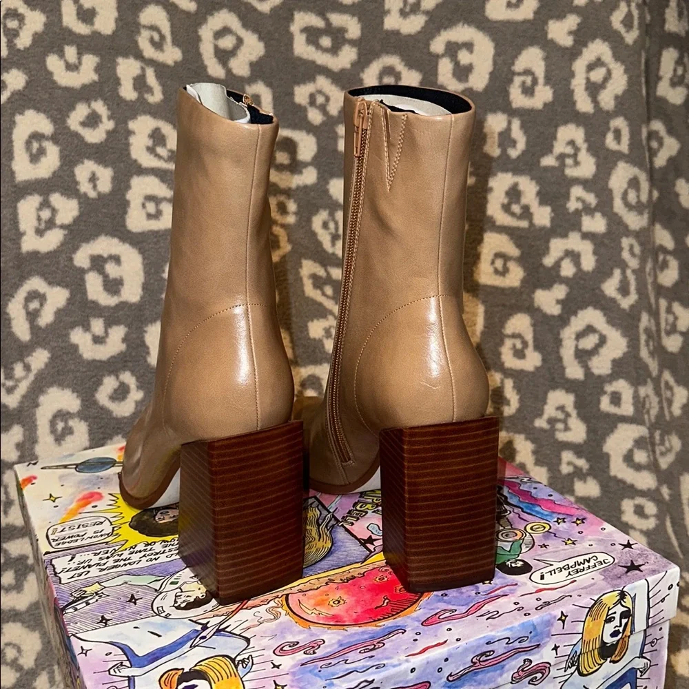 Jeffrey Campbell Sirenna Booties 👢👢 in Natural 😍😍  New & Never Worn 😍😍 - Picture 5 of 17